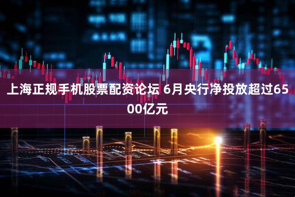 上海正规手机股票配资论坛 6月央行净投放超过6500亿元