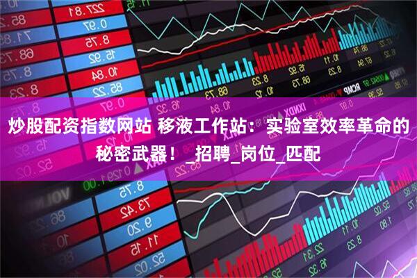 炒股配资指数网站 移液工作站：实验室效率革命的秘密武器！_招聘_岗位_匹配